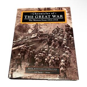 Chronicles of The Great War WW1 History Hardcover Book Photographs Illustrations